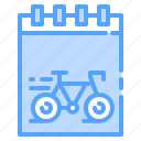 bicycle, calendar, exercise, move, sport