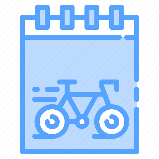 Bicycle, calendar, exercise, move, sport icon - Download on Iconfinder