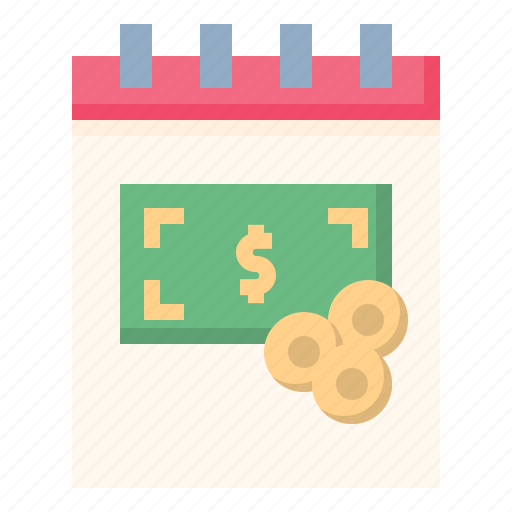Calendar, cash, currency, dollar, money icon - Download on Iconfinder