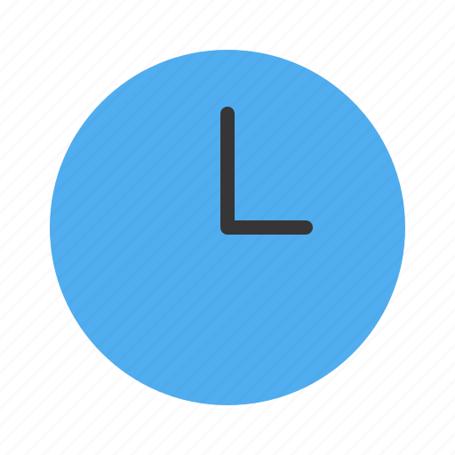 Circle, clock, hour, simple, time, watch icon - Download on Iconfinder