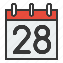 calendar, date, day, schedule, twenty eight 
