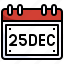 christmas, december, time, date, schedule 