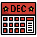 december, calendar, winter, month