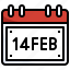 valentines, february, time, date, calendar 