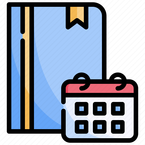 Book, schedule, calendar, education, study icon - Download on Iconfinder
