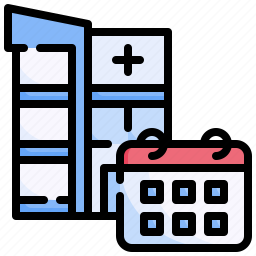 Hospital, medical, appointment, calendar, schedule, date icon - Download on Iconfinder