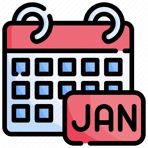 January, calendar, new, year, event, celebration icon - Download on Iconfinder