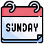 sunday, time, date, daily, schedule 