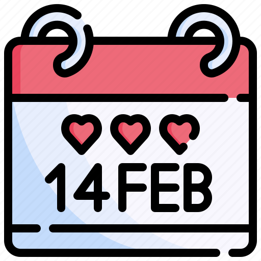 Valentines, wedding, schedule, calendar, time, date icon - Download on Iconfinder