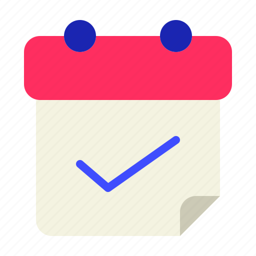 Approve, calendar, date, month, time icon - Download on Iconfinder