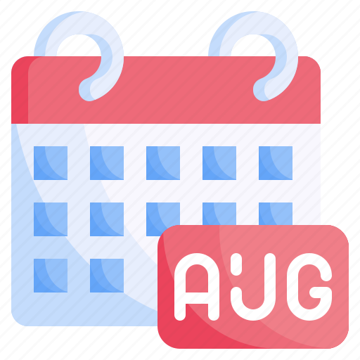 August, time, date, monthly, schedule icon - Download on Iconfinder