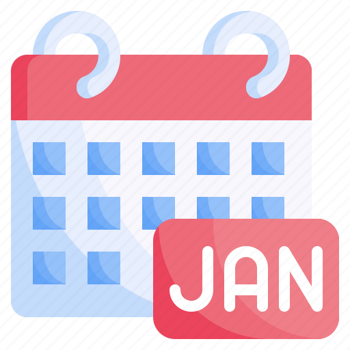 January, calendar, new, year, event, celebration icon - Download on Iconfinder