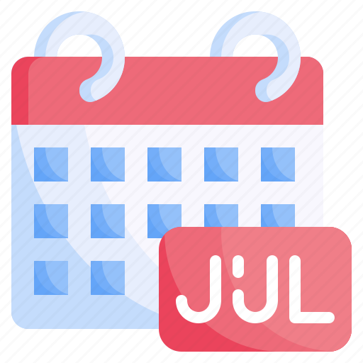 July, time, date, monthly, schedule icon - Download on Iconfinder