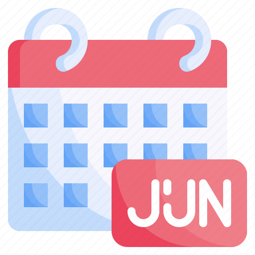 June, time, date, monthly, schedule icon - Download on Iconfinder