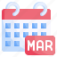 march, month, calendar, time, date 