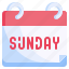 sunday, time, date, daily, schedule 
