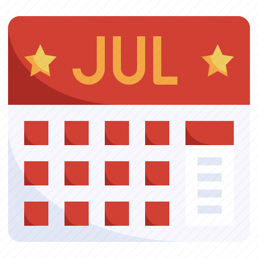 July, calendar, month, time icon - Download on Iconfinder