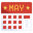 may, calendar, month, time