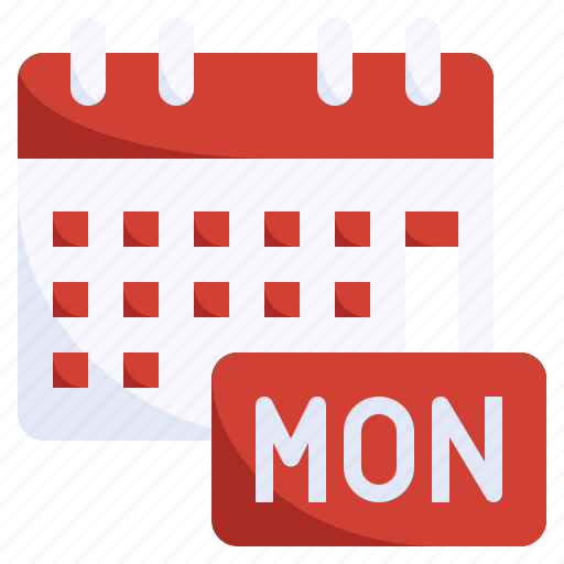 Monday, calendar, schedule, date, time icon - Download on Iconfinder