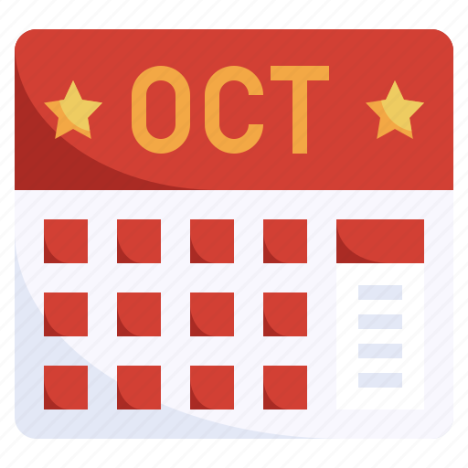 October, calendar, month, time icon - Download on Iconfinder
