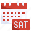 saturday, calendar, schedule, date, time 
