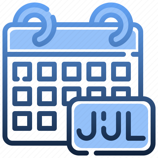 July, time, date, monthly, schedule icon - Download on Iconfinder