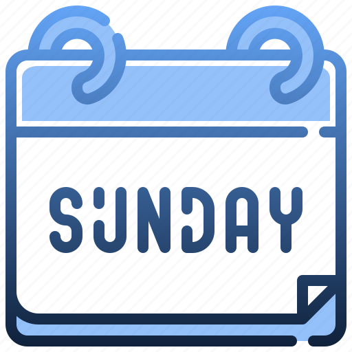 Sunday, time, date, daily, schedule icon - Download on Iconfinder