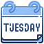 tuesday, time, date, daily, calendar 