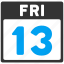 13 friday, 13th day, appointment, calendar, date, poster, thirteen 