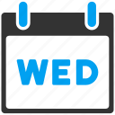 appointment, calendar page, date, day, schedule, wednesday 