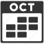 calendar, grid, month, october, plan, schedule, time table 