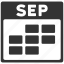 calendar, grid, month, plan, schedule, september, time table 