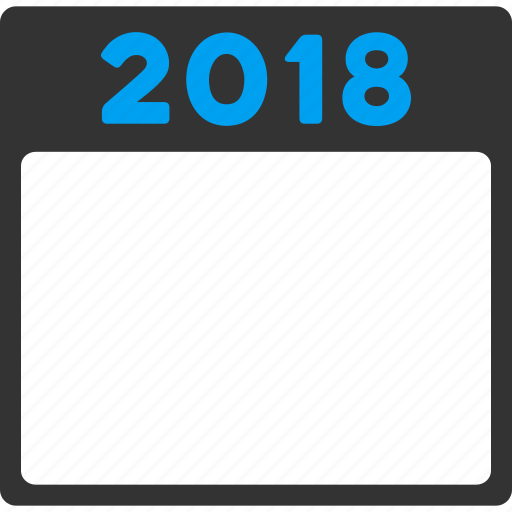 2018, appointment, calendar page, diary, poster leaf, schedule, year calendar icon - Download on Iconfinder