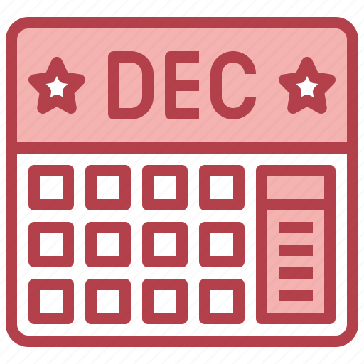 December, calendar, winter, month icon - Download on Iconfinder