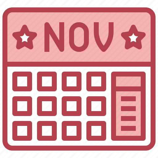 November, calendar, month, time icon - Download on Iconfinder