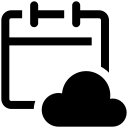 calendar, cloud, weather, report, schedule, day