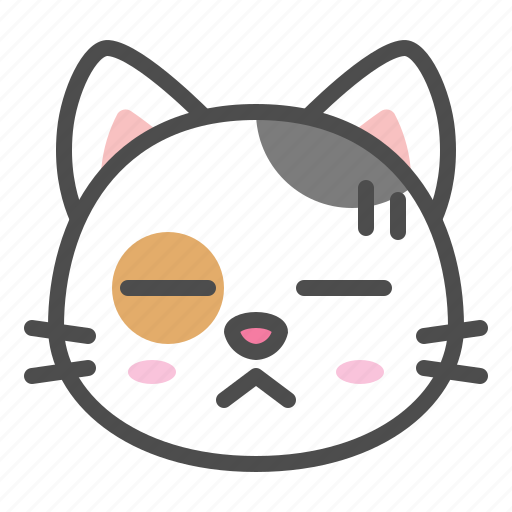 Avatar, bored, calico, cat, cute, face, kitten icon - Download on Iconfinder