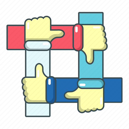 Cartoon, hand, internet, like, object, thumb, up icon - Download on Iconfinder