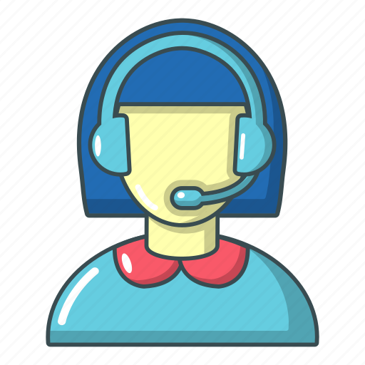 Agent, call, cartoon, object, operator, phone, telephone icon - Download on Iconfinder