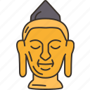 buddha, sculpture, cambodian, religion, heritage