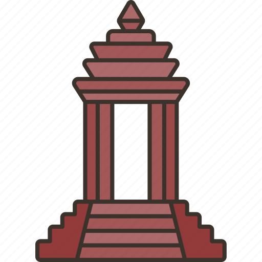 Phnom, penh, independence, monument, landmark icon - Download on Iconfinder