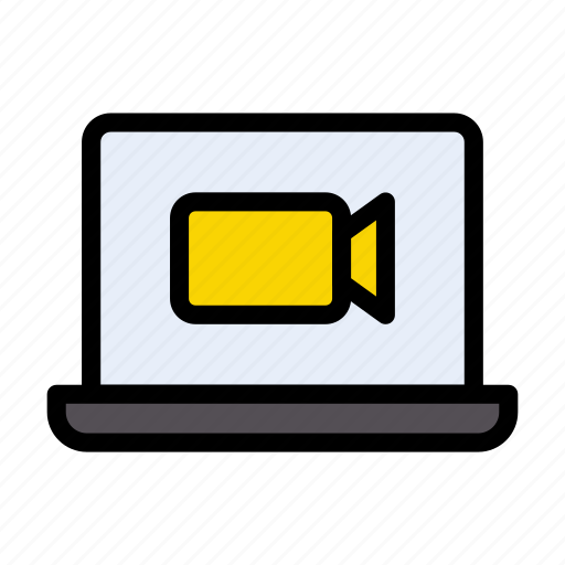 Camera, laptop, movie, recording, video icon - Download on Iconfinder