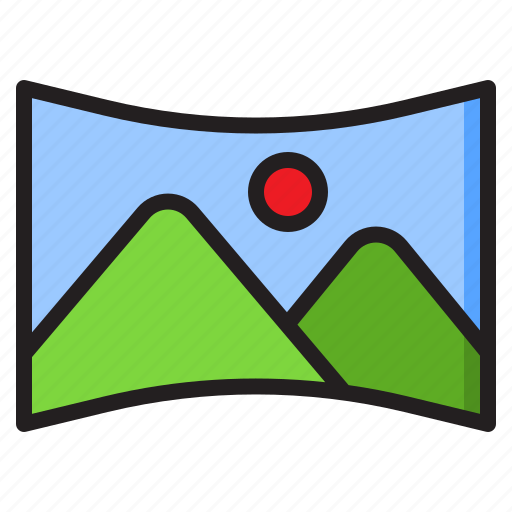 Panoramic, panorama, photo, landscape, wide icon - Download on Iconfinder