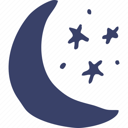 Camping, crescent, moon, night, star icon - Download on Iconfinder
