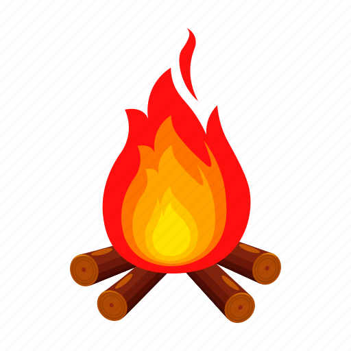Camping, fire, firewood, flame, rest, tourist camp, travel icon - Download on Iconfinder
