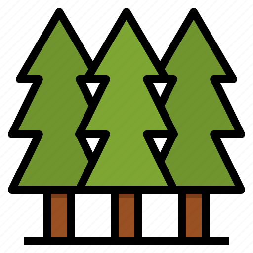 Camping, forest, nature, park, trees icon - Download on Iconfinder