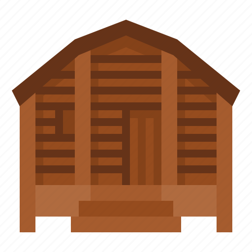 Cabin, camping, house, log, resort icon - Download on Iconfinder