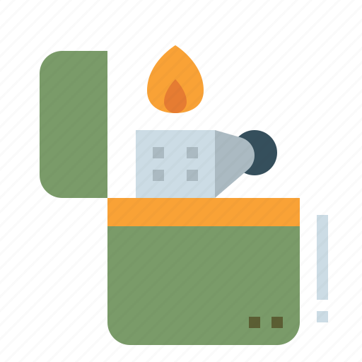 Camping, fire, flame, lighter, tool icon - Download on Iconfinder