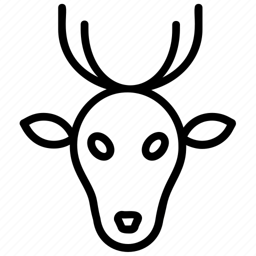 Animal deer, deer antlers, deer creek, deer lake, musk deer icon - Download on Iconfinder