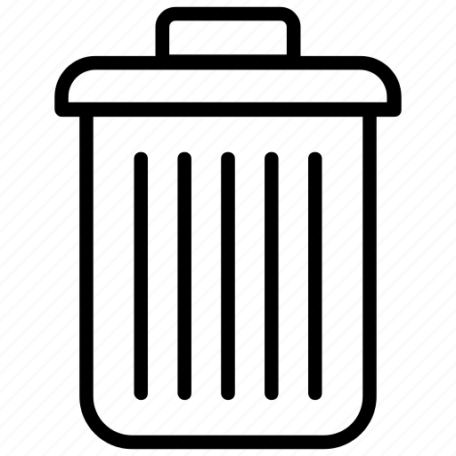 Dustbin, garbage, recycle bin, rubbish throw, trash bin icon - Download on Iconfinder